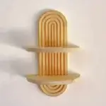 Bohemian Wooden Sun Rainbow Wall Shelves