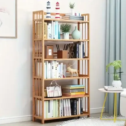 4/5-Tier Bamboo Bookshelf