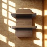Wooden Sun Rainbow Wall Shelves