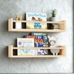 Premium Wooden 2-Piece Wall Shelf - Stylish & Durable Storage