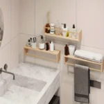 Premium Wooden 2-Piece Wall Shelf - Stylish & Durable Storage - Image 3