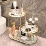Luxury Design Free Standing Shelf 3 Tier Makeup Organizer