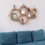 5pcs Hexagon Floating Shelves - Image 4