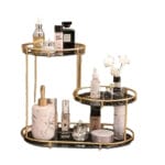 Luxury Design Free Standing Shelf 3 Tier Makeup Organizer - Image 6