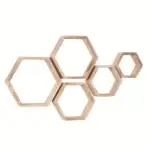 5pcs Hexagon Floating Shelves - Image 5