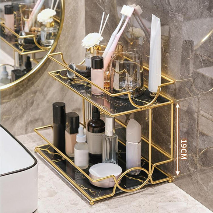 Two-Tier Cosmetics Organizer for Dressing Table - Image 4