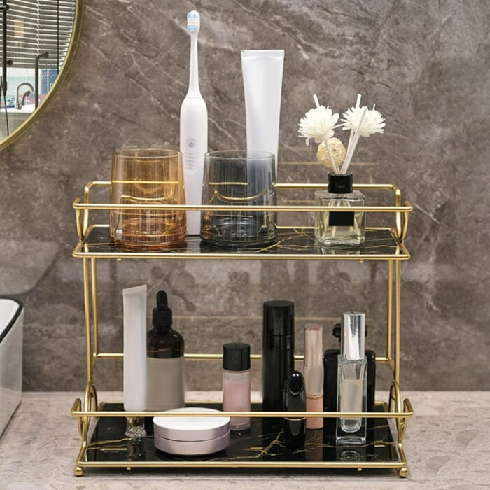 Two-Tier Cosmetics Organizer for Dressing Table - Image 2