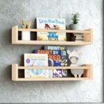 Premium Wooden 2-Piece Wall Shelf - Stylish & Durable Storage